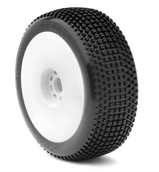 Pneu AKA BUGGY 1/8 ENDURO MEDIUM LONG LIFE (2) MONTES SUR JANTES EVO* - AKA14006ZRW