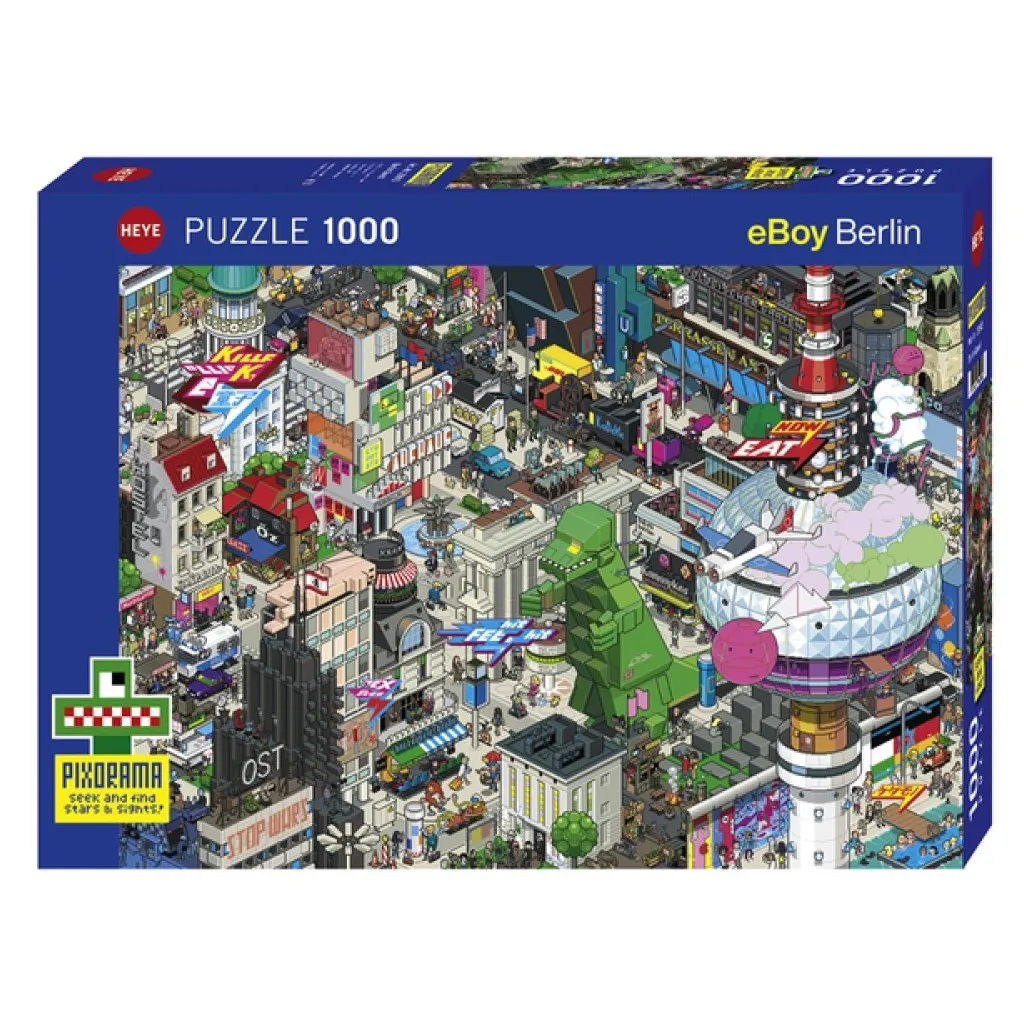 Puzzle - Berlin Quest d'eBoy – 1000 Pièces