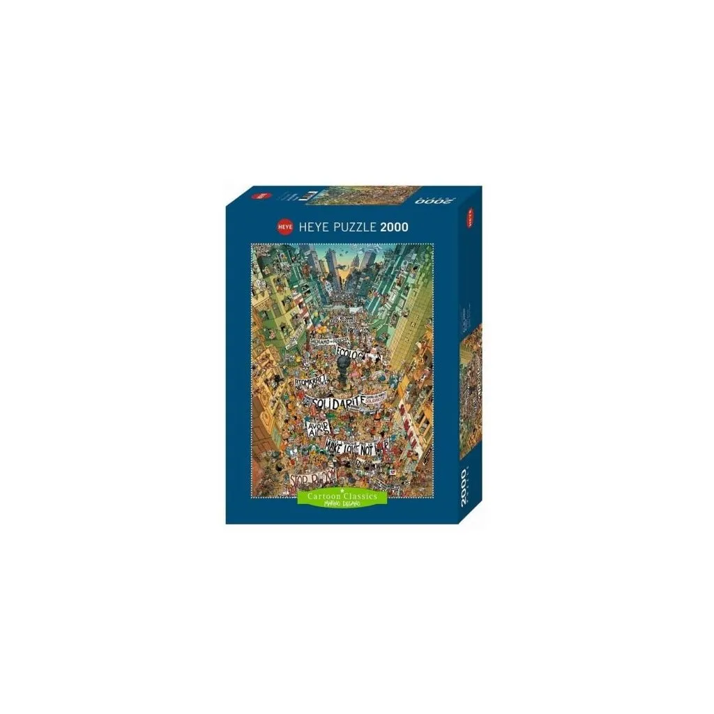 Puzzle - Cartoon Protest de Marino Degano - 2000 Pièces