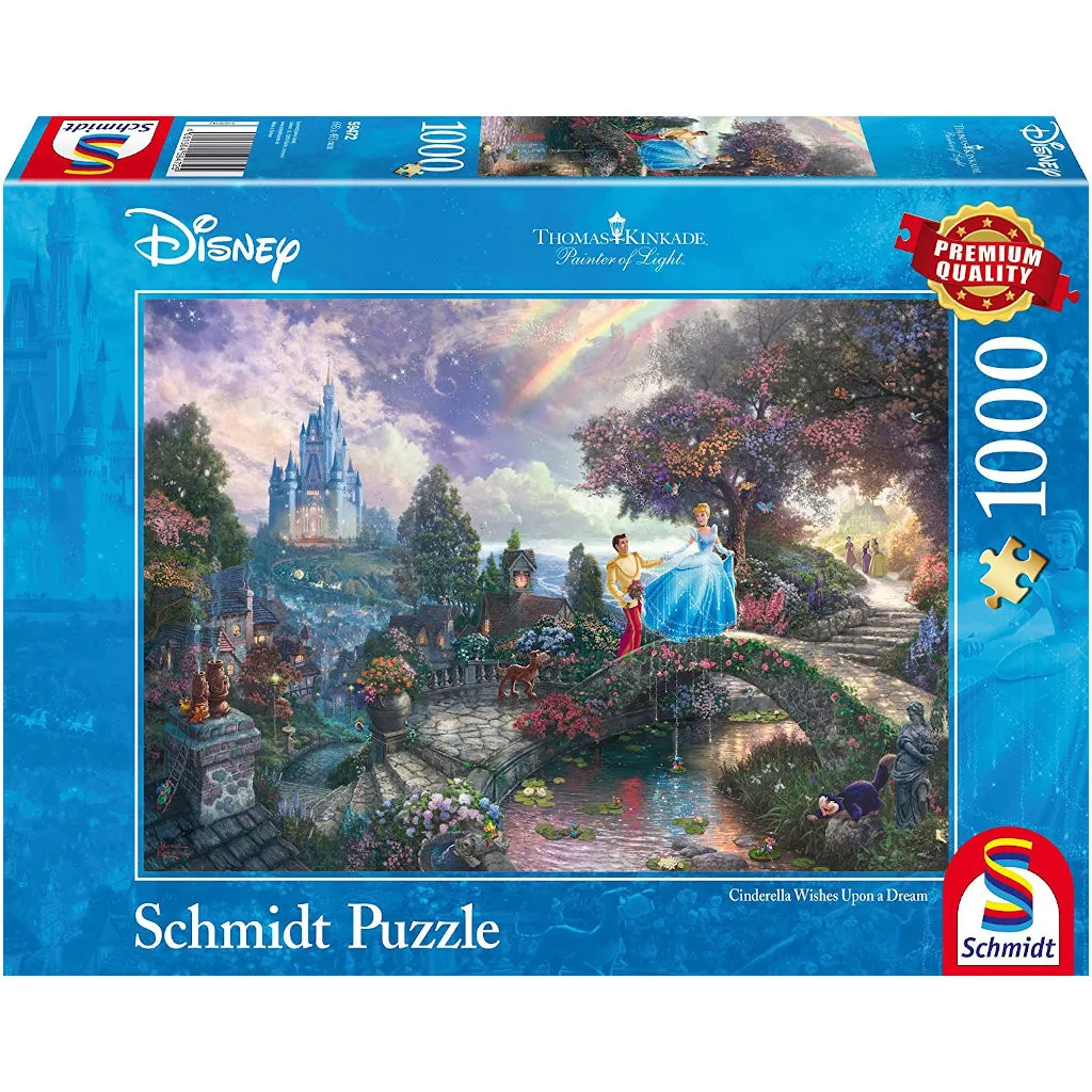 Puzzle Disney Kinkade - Cendrillon - 1000 pièces