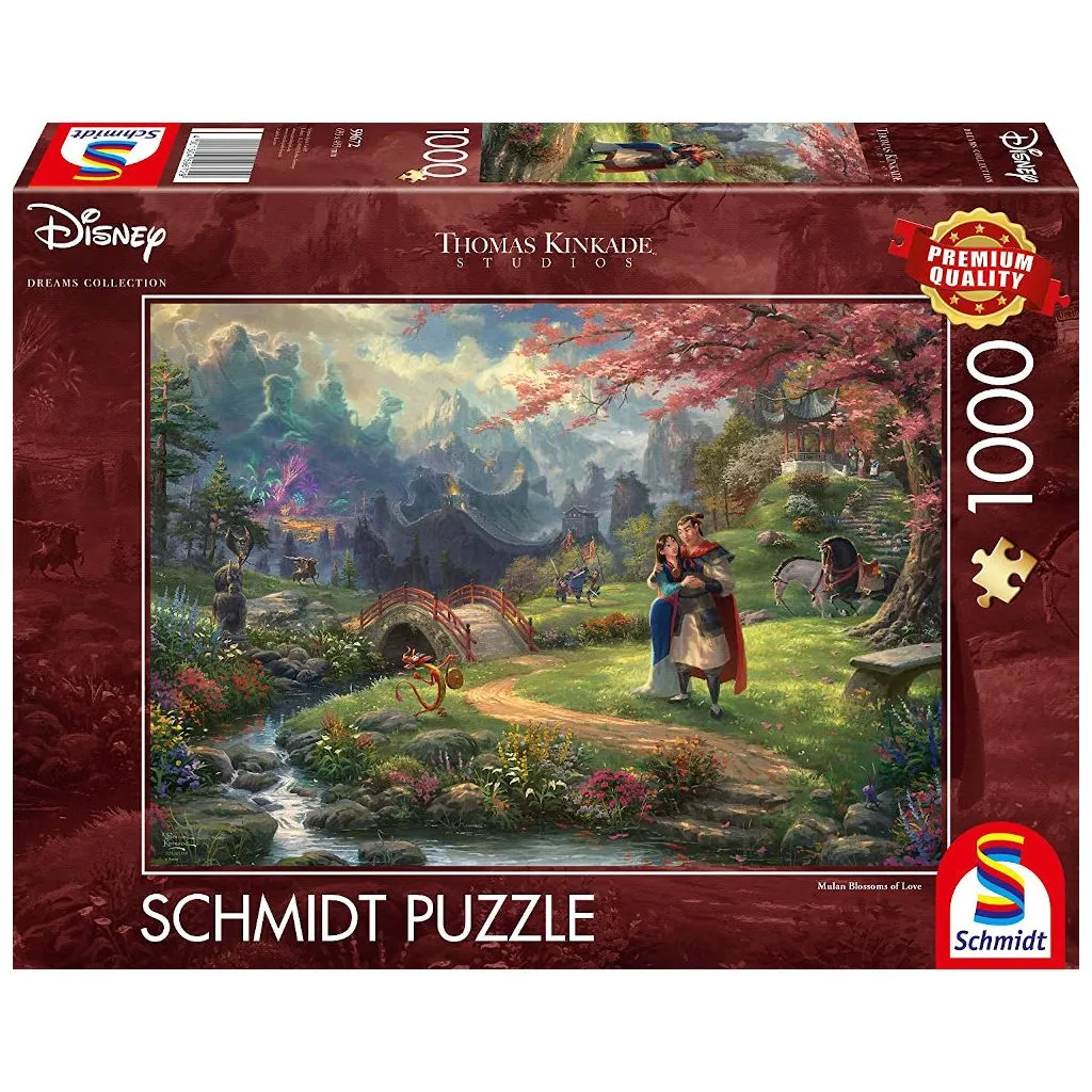 Puzzle Disney Kinkade - Mulan - 1000 pièces