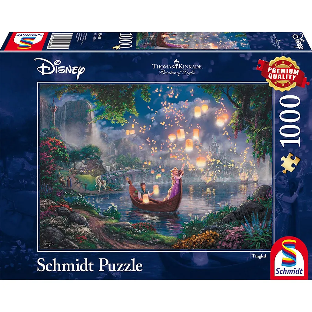 Puzzle Disney Kinkade - Raiponce - 1000 pièces
