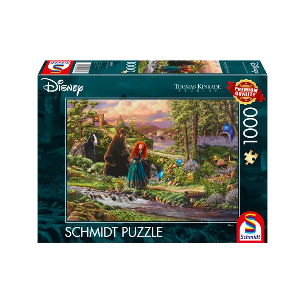Puzzle Kinkade - Rebelle - Merida - 1000 pièces