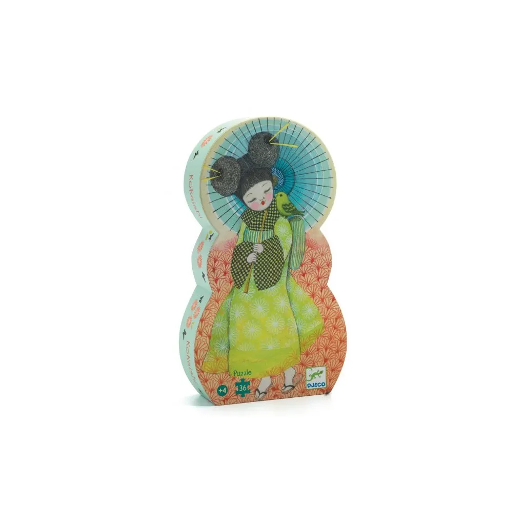 Puzzle Silhouette - Kokeshi – 36 Pièces