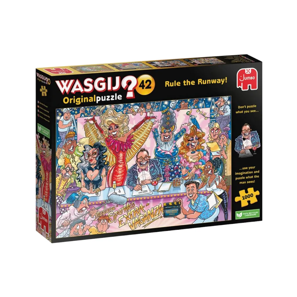 Puzzle Wasgij Original 42 - Dominez la Piste ! - 1000 pièces