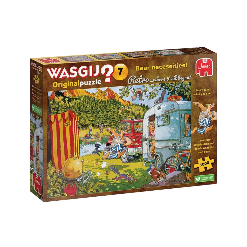 Puzzle Wasgij Retro Original 07 - Nécessité d'Ours - 1000 pièces