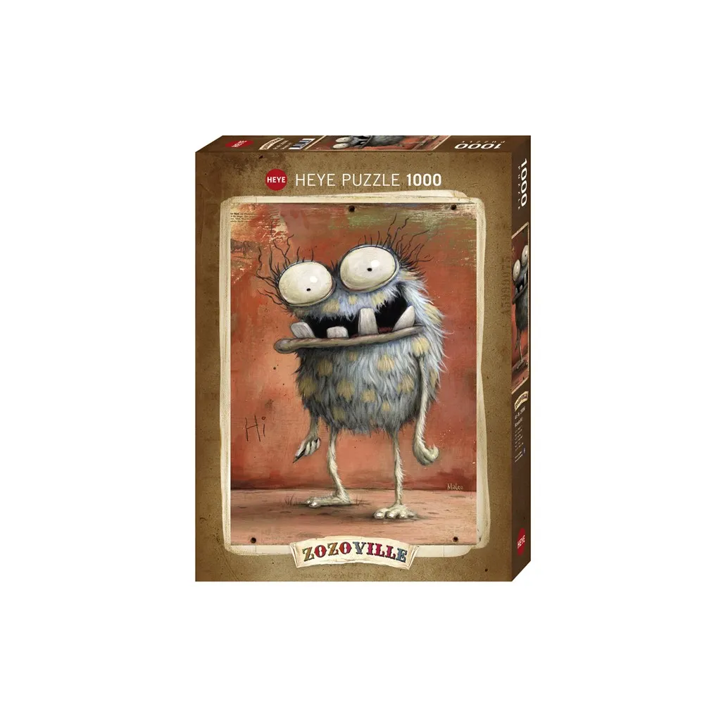 Puzzle - Zozoville- Monsta Hi! de Mateo Dineen - 1000 Pièces