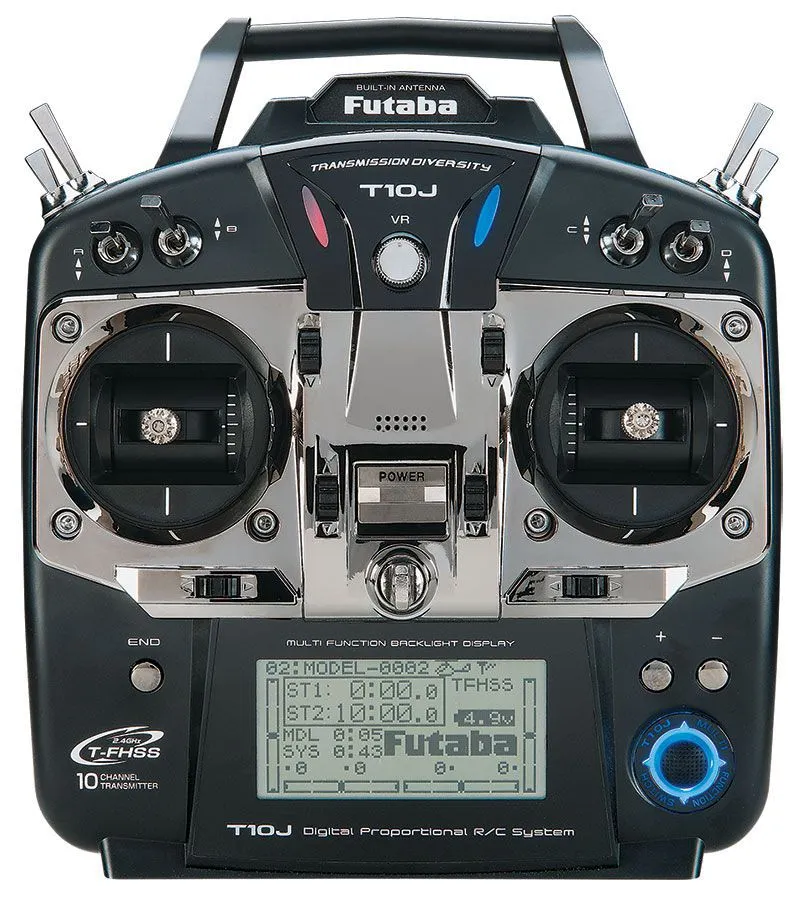 10J RADIO FUTABA +R3008SB MODE 2 +ACCU TX LIPO + CHARGEUR - 01000111