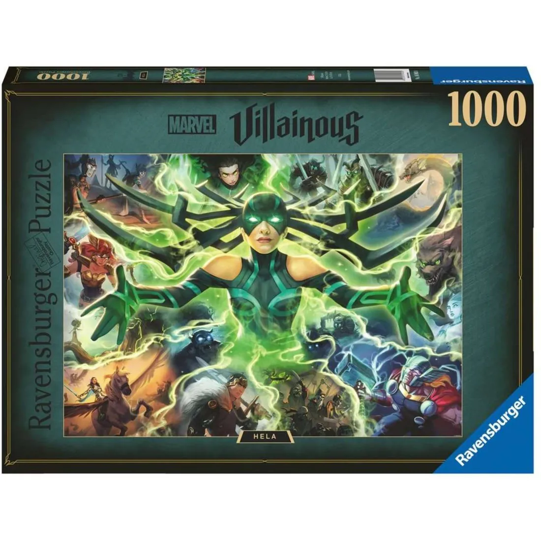 Puzzle 1000 pièces : Collection Marvel Villainous : Hela