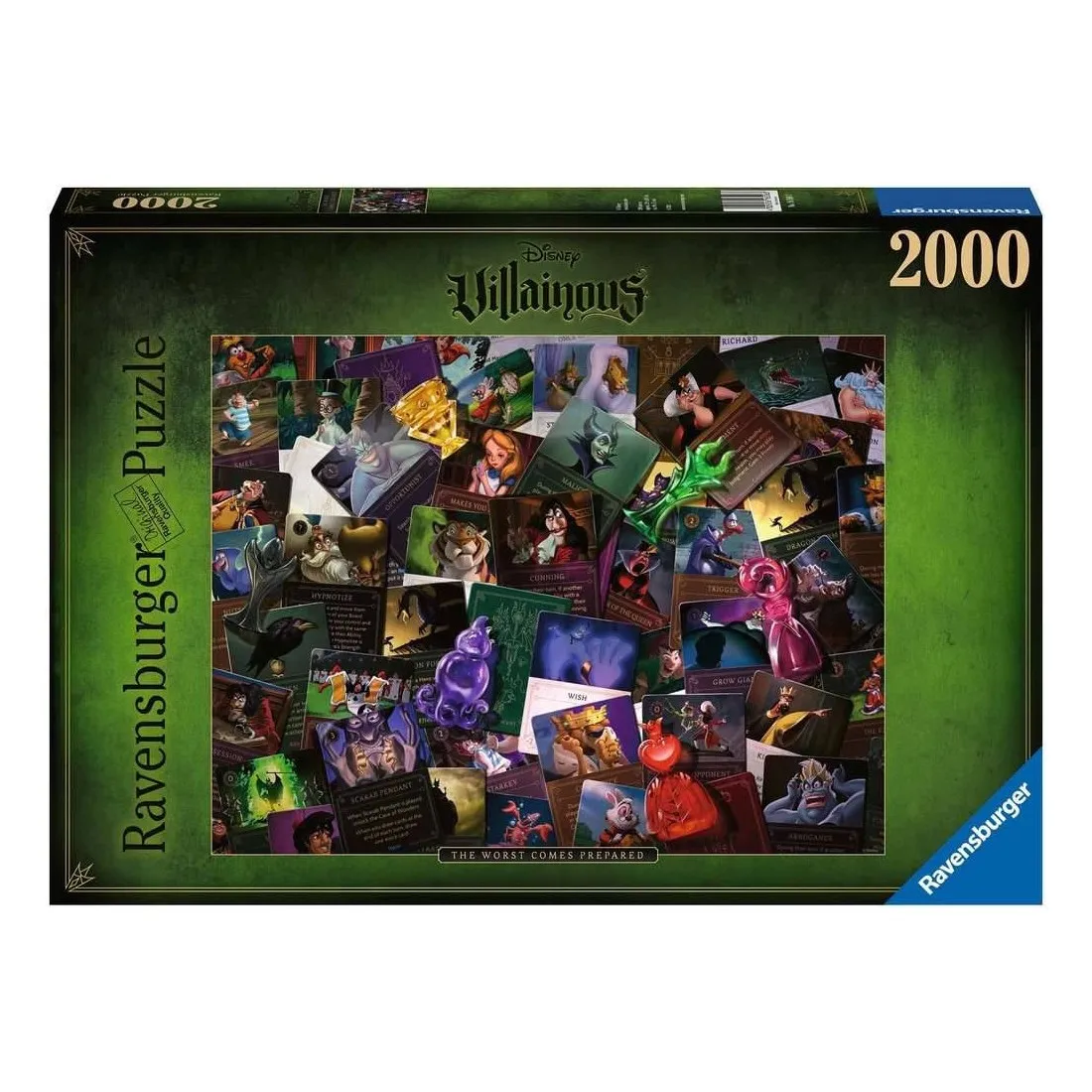 Puzzle 2000 pièces : Les Méchants Disney - Collection Disney Villainous