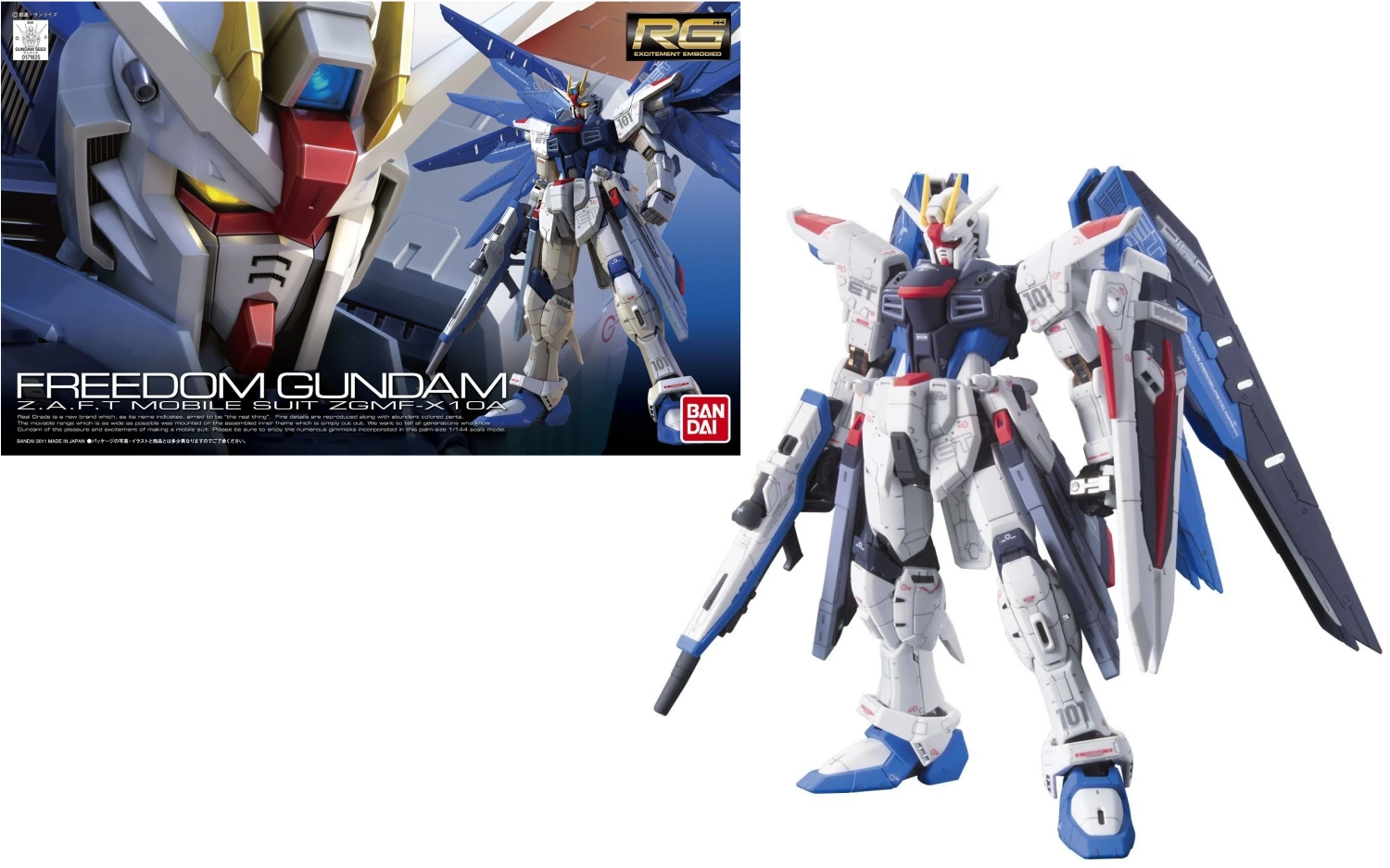 Rg 1/144 freedom gundam seed