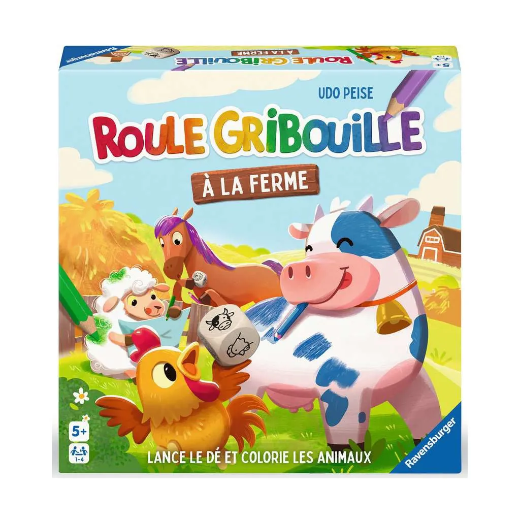 Roule Gribouille à la ferme - Occasion