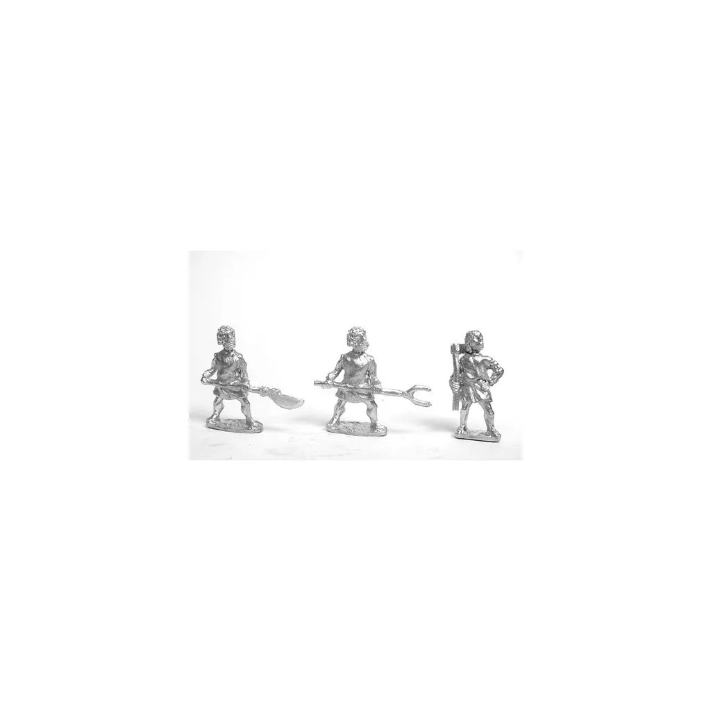 Saxon: Levy with javelins & improvised weapons