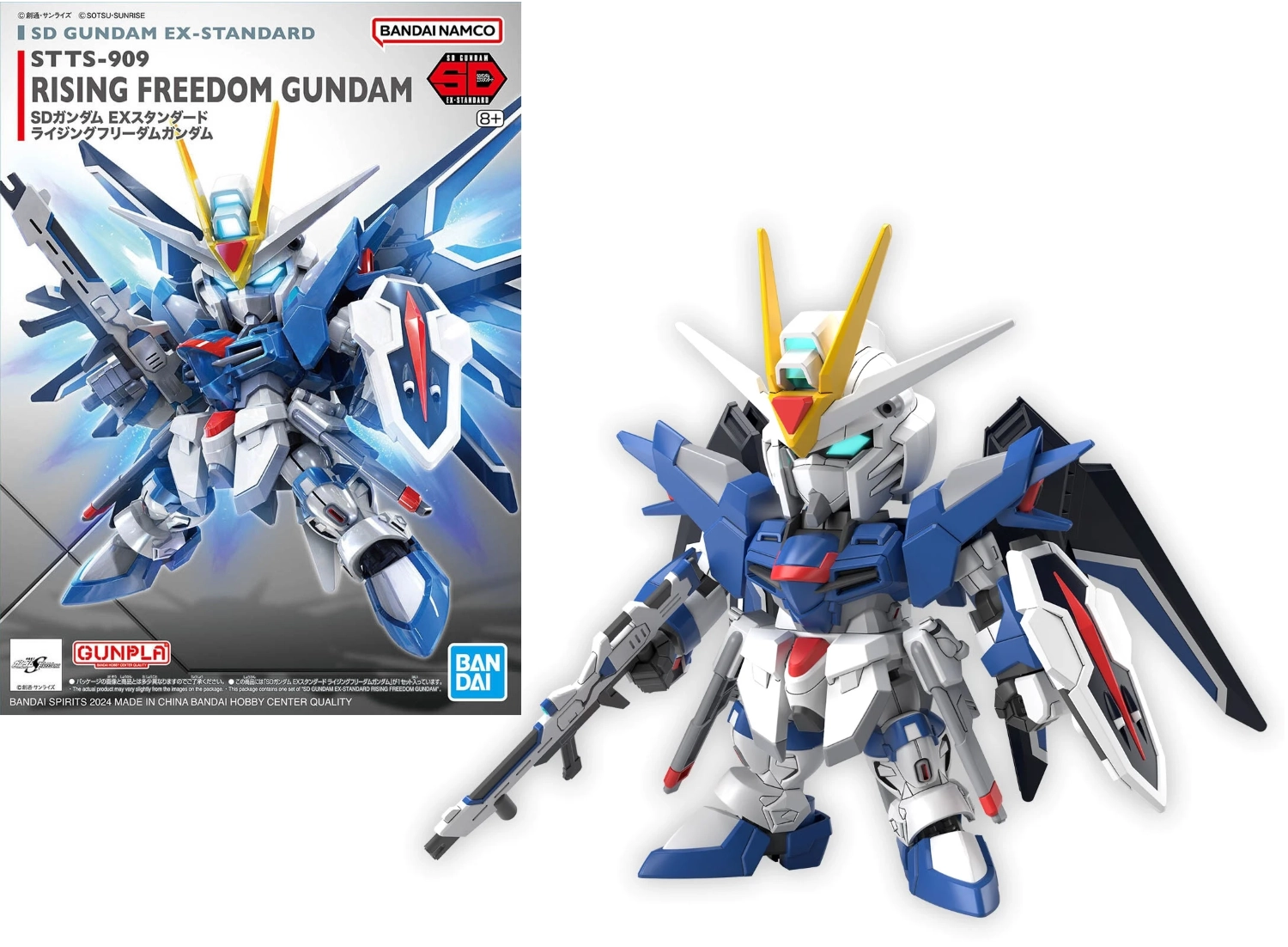 Sd gundam ex-standard rising freedom gundam