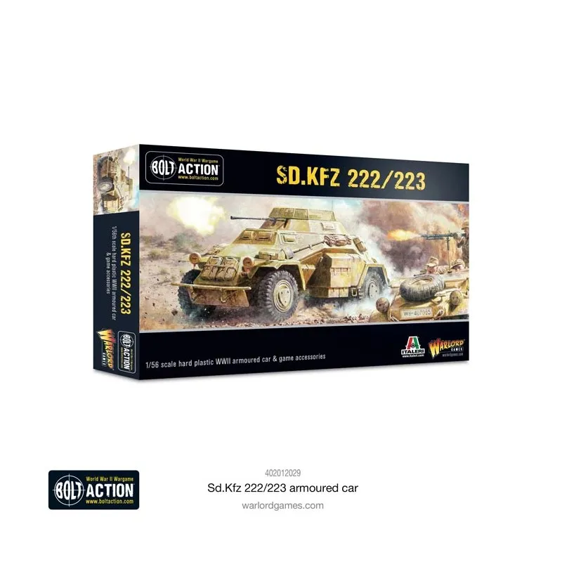 Sd.Kfz 222. Bolt Action. WARLORD GAMES 402012029