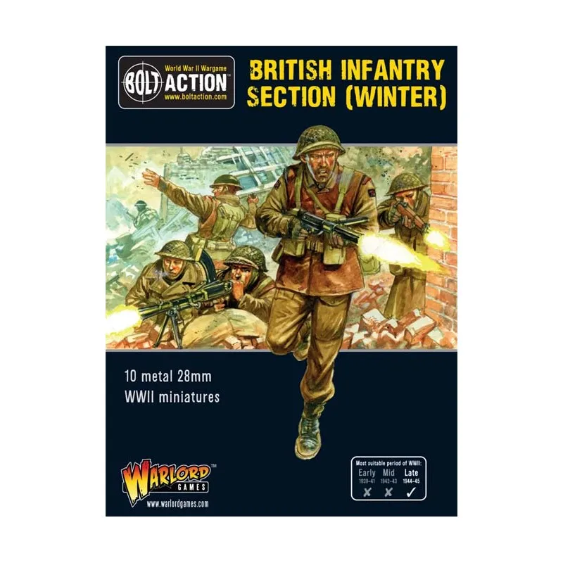 Section d’infanterie britannique en hiver. WARLORD GAMES 402211003