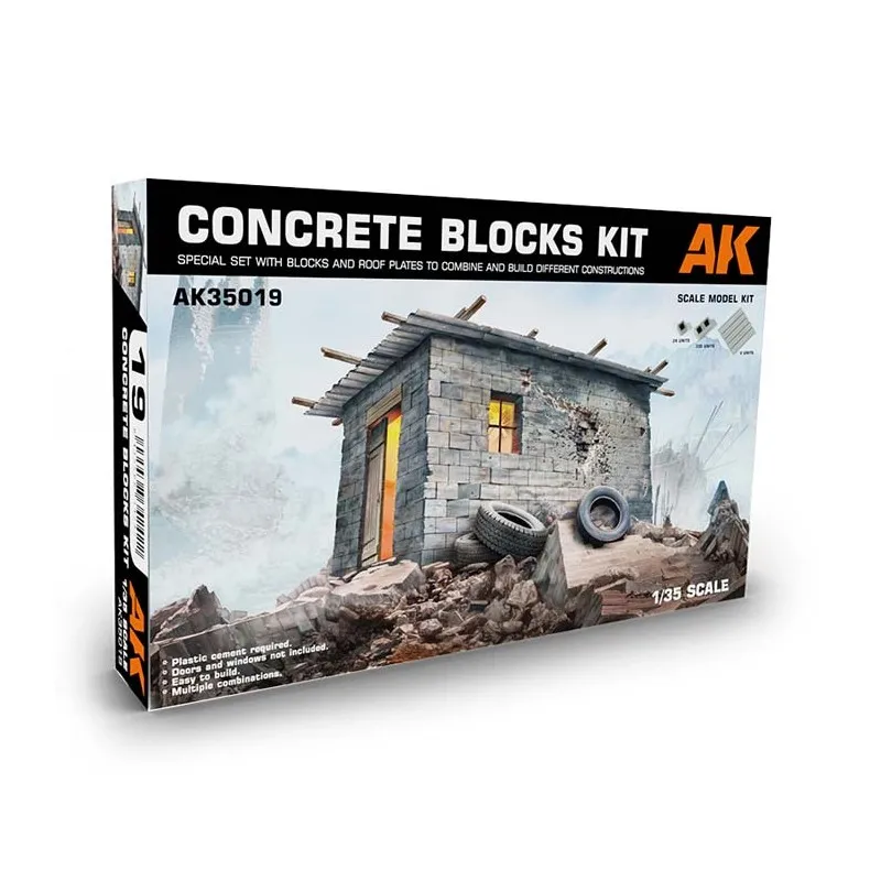 Blocs de béton. AK INTERACTIVE AK35019