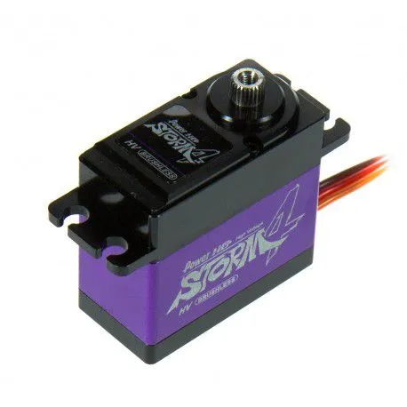 SERVO STORM4 BRUSHLESS BOITIER ALU 6/7.4V (25 KG/0.085 SEC) - HD-STORM4