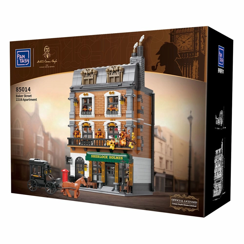 Sherlock holmes jeu de construction baker street 221b apartment 42 cm