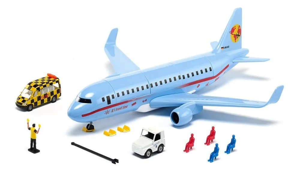Avion de ligne avec Accessoires Siku World - 5402
