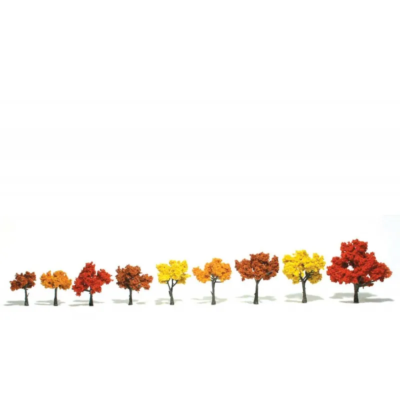 Six arbres d’automne. WOODLAND SCENICS TR1540