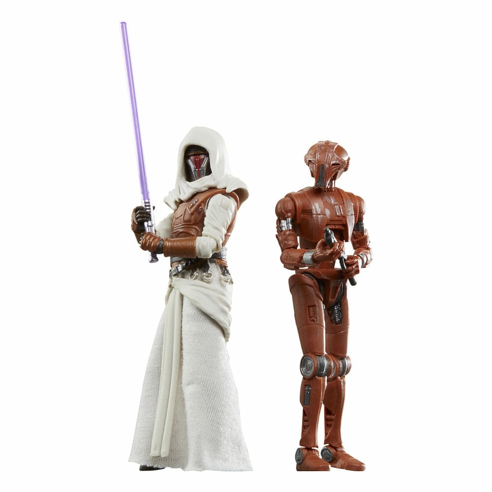 Star wars: galaxy of heroes vintage collection pack 2 figurines jedi knight revan & hk-47 10 cm