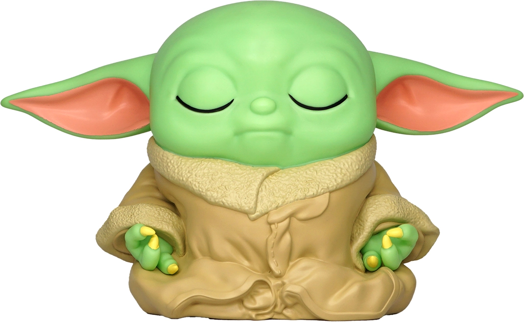 Star wars the mandalorian tirelire the child meditation pose