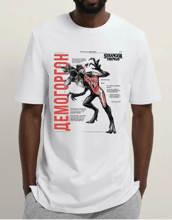 Stranger things - demogorgon - t-shirt homme (xl)