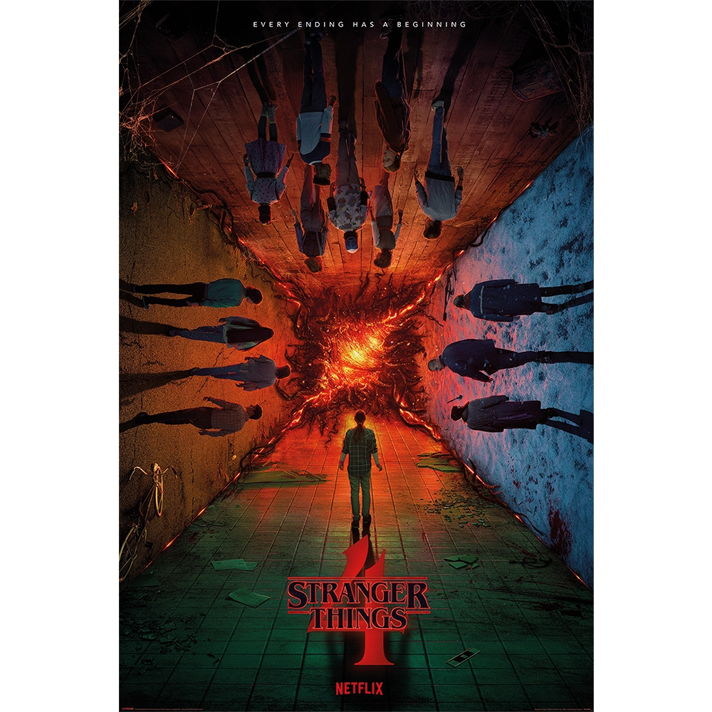 Stranger things - every ending has a beginning  - poster 61x91cm