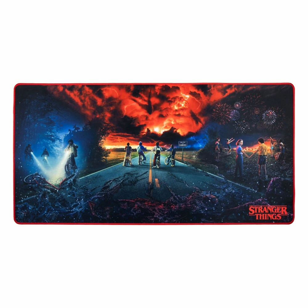 Stranger things tapis de souris xxl memories 46 x 90 cm
