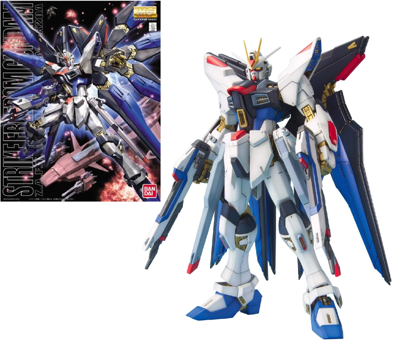 Strike freedom gundam model kit escala mg 1/100 msg seed mk61606