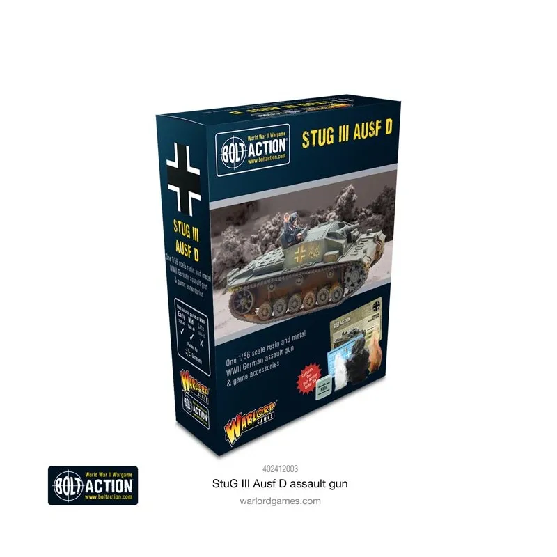 Stug III Ausf D. Bolt Action. WARLORD GAMES 402412003