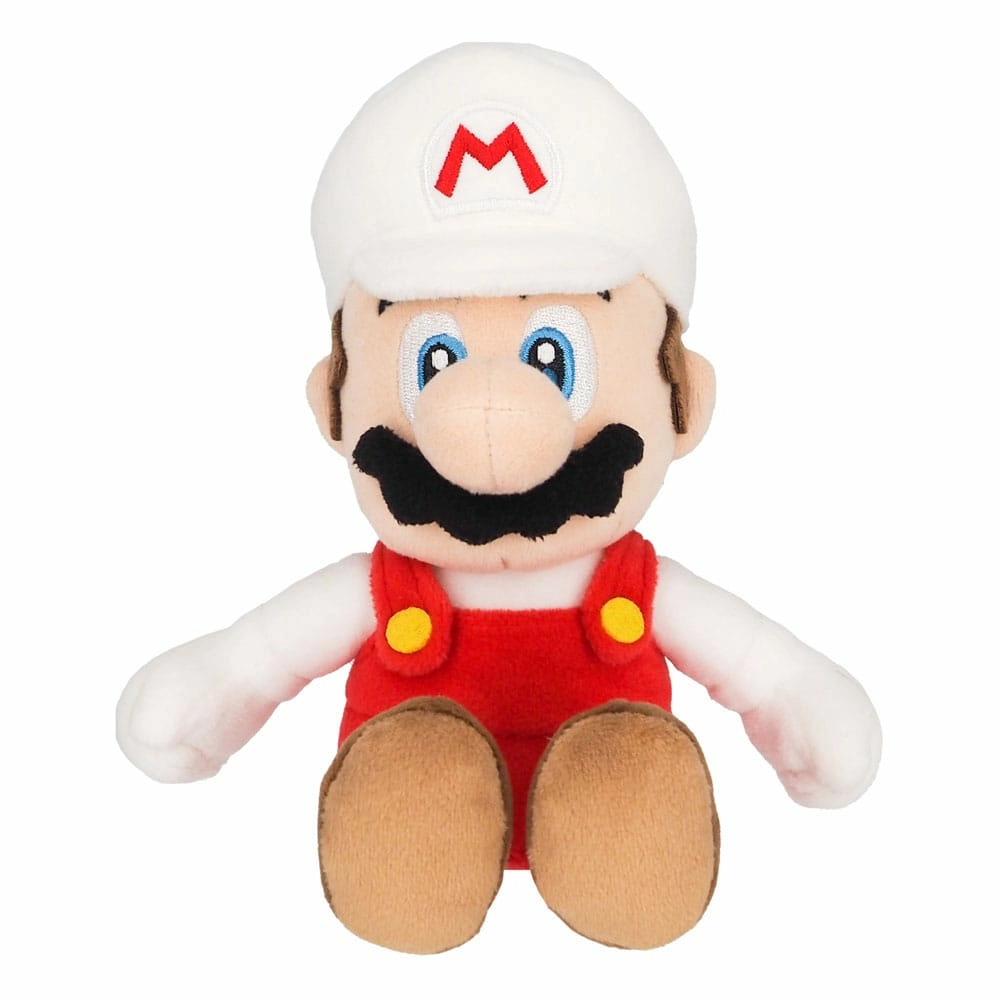 Super mario - peluche mario de feu - 24cm (nintendo togetherplus)