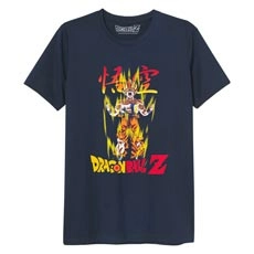Super saiyan goku talla mm camiseta negra chico dragon ball