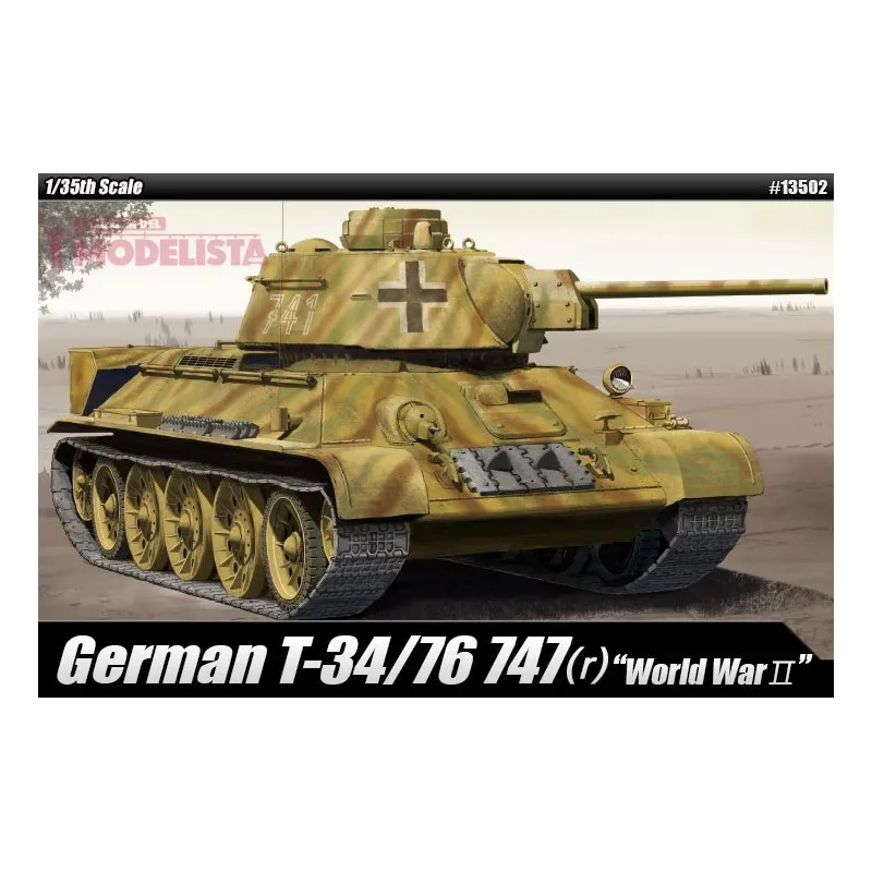T-34/76 747(r), allemand. ACADEMY 13502