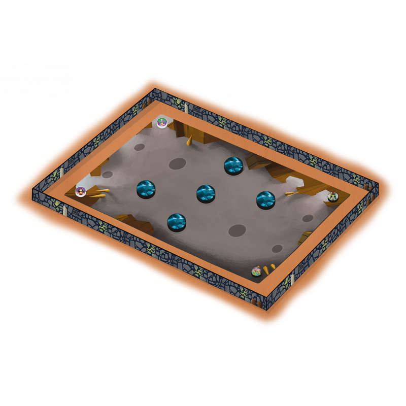 À  la Conquête des Catacombes - Tapis de jeu