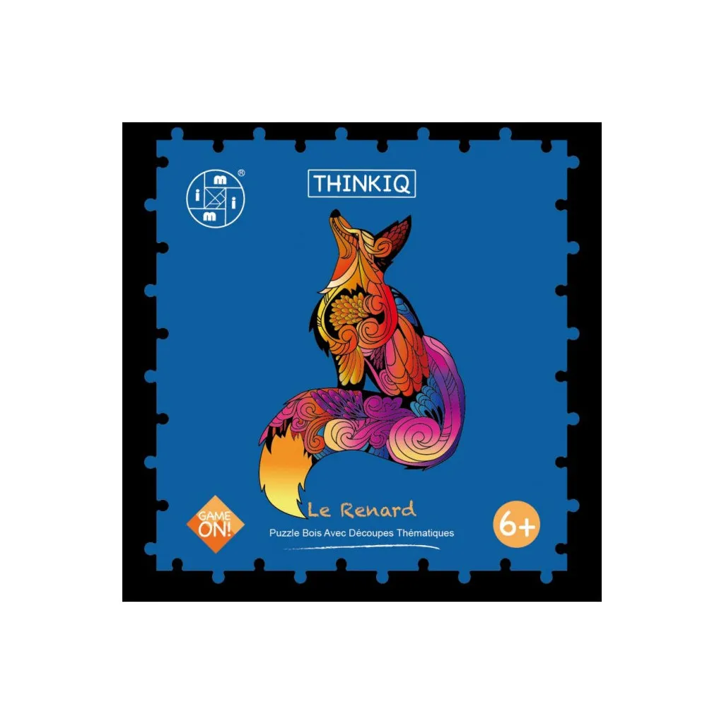 ThinkIq - Puzzle en bois - Le Renard - 143 pièces