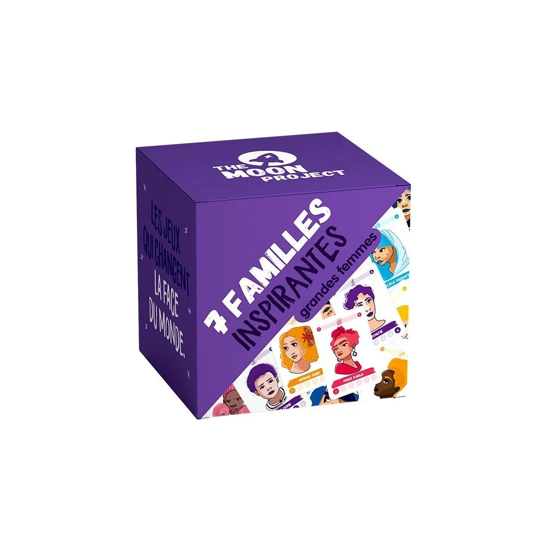 Jeu de 7 familles inspirantes - grandes femmes