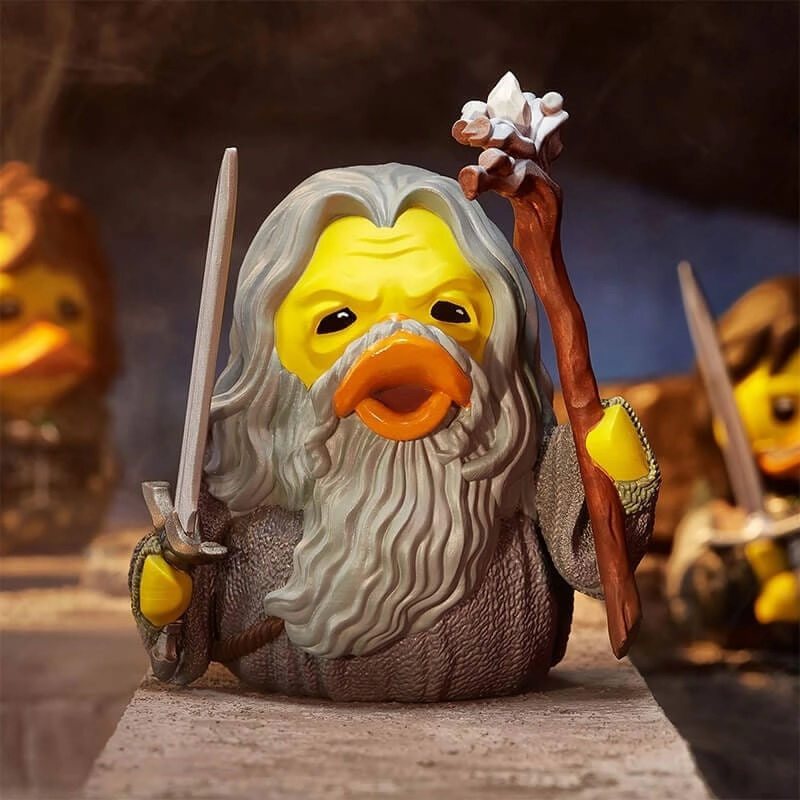 Tubbz canard de bain à collectionner - le seigneur des anneaux - gandalf (vous ne passerez pas) (Édition standard)