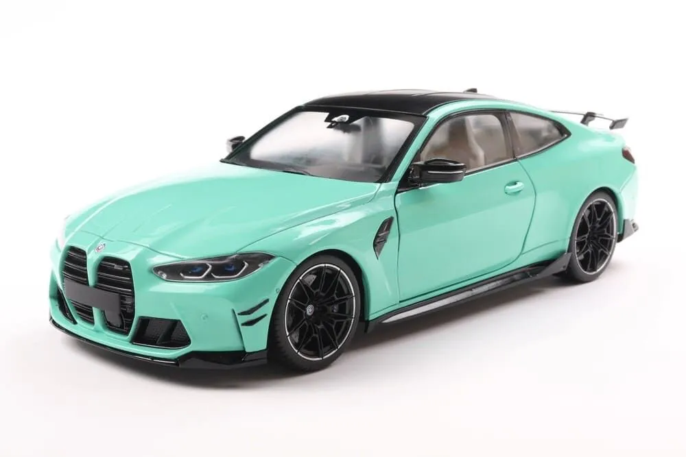 BMW M4 Performance Parts 2025 Turquoise 1/18 SOLIDO - S1814501