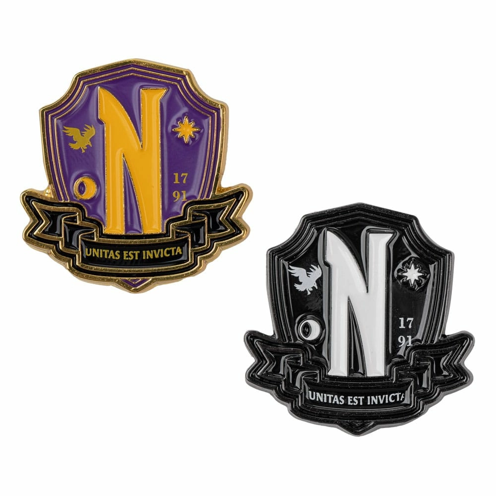 Wednesday pack 2 pin's nevermore academy