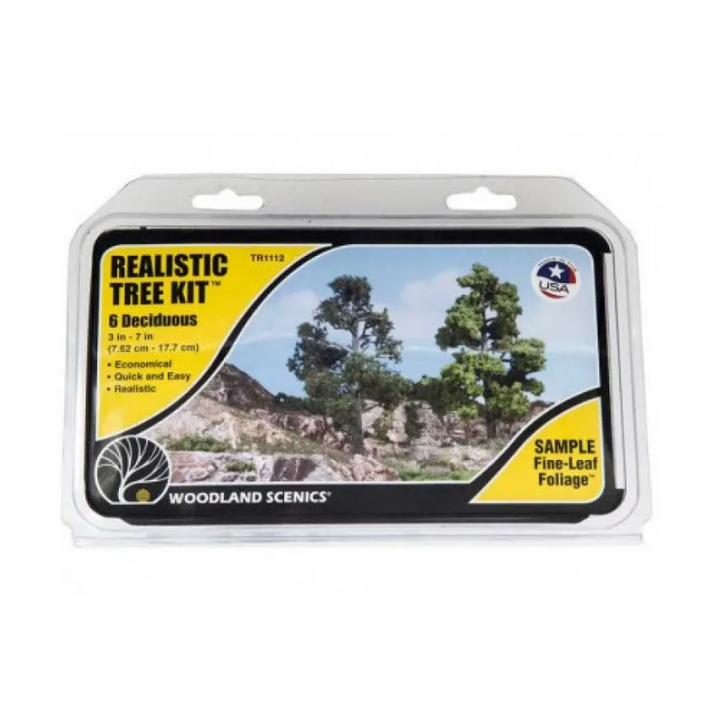Kit de création d’arbres, vert moyen. WOODLAND SCENICS TR1112