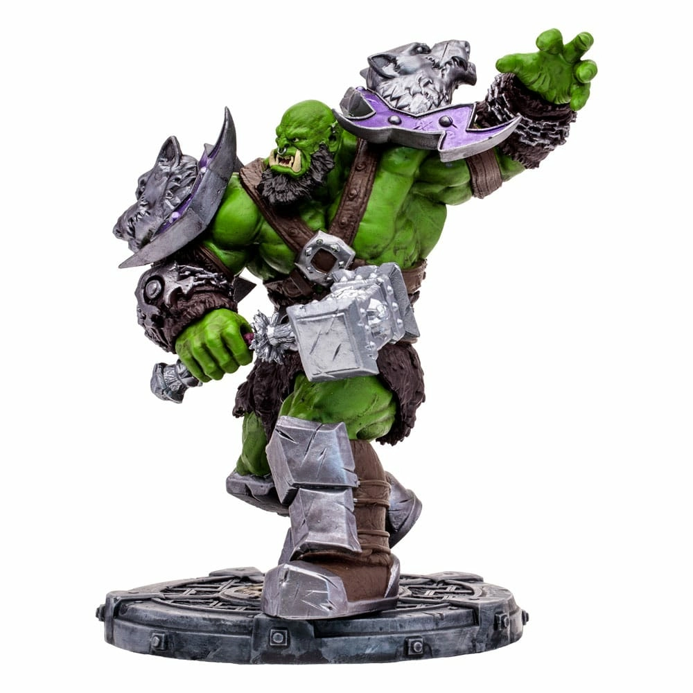 World of warcraft figurine orc: shaman / warrior 15 cm