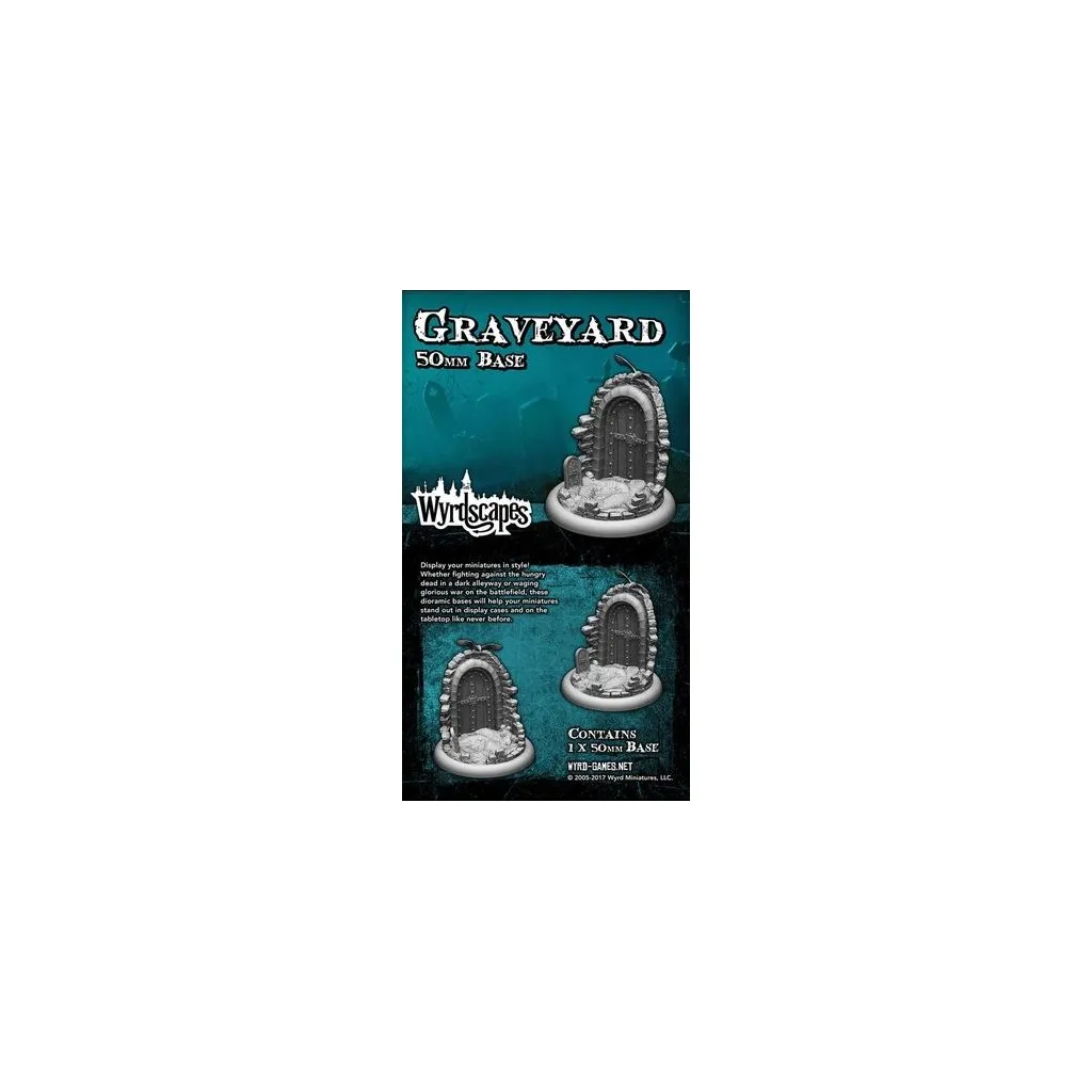 Wyrdscape Bases - Graveyard 50mm